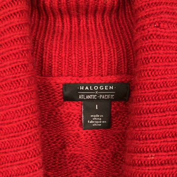 Halogen x Atlantic Pacific striped turtleneck sweater - Picture 5 of 9